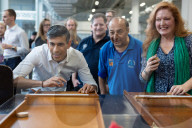 The Prime Minister visits the Great British Beer Festival in London, UK.