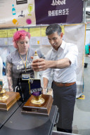 The Prime Minister visits the Great British Beer Festival in London, UK.