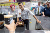 The Prime Minister visits the Great British Beer Festival in London, UK.