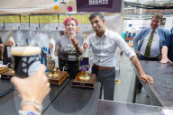 The Prime Minister visits the Great British Beer Festival in London, UK.