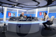 The Prime Minister takes calls on LBC Radio in London, UK.