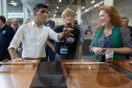 The Prime Minister visits the Great British Beer Festival in London, UK.