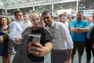 The Prime Minister visits the Great British Beer Festival in London, UK.