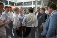 The Prime Minister visits the Great British Beer Festival in London, UK.