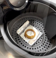 3D printed vegetarian calamari rings