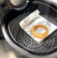 3D printed vegetarian calamari rings