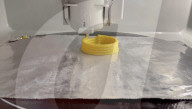 3D printed vegetarian calamari rings