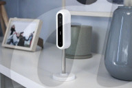 AI connected camera measures body fat and muscle for fitness programme.                           