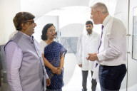 Steve Barclay visits India's National Centre for Disease Control