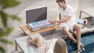 TV in its own suitcase for camping 