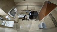 Autonomous toilet cleaning robot