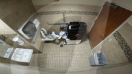 Autonomous toilet cleaning robot