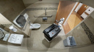 Autonomous toilet cleaning robot