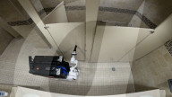 Autonomous toilet cleaning robot