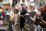 PEOPLE - Promis beim SAG-AFTRA-Streik in New York
