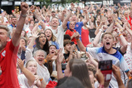 Women's World Cup Final Screening BoxPark Wembley in London, UK.