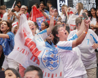 Women's World Cup Final Screening BoxPark Wembley in London, UK.