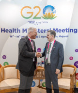 Steve Barclay attends G20 Health Ministers Meeting