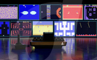 Retro Atari games console 