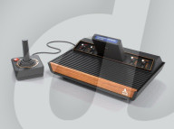 Retro Atari games console 