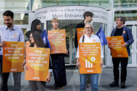 NHS Consultants Second Day Picket at UCHL in London, UK.