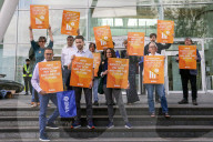 NHS Consultants Second Day Picket at UCHL in London, UK.