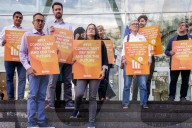 NHS Consultants Second Day Picket at UCHL in London, UK.