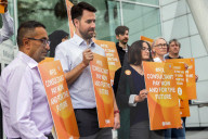 NHS Consultants Second Day Picket at UCHL in London, UK.