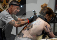 Big London Tattoo Show at ExCel, London, Great Britain 
27th August 2023 
Second day 


The Big London Tattoo Show returns for the 2nd year
