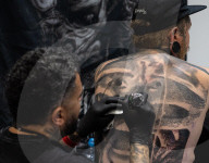 Big London Tattoo Show at ExCel, London, Great Britain 
27th August 2023 
Second day 


The Big London Tattoo Show returns for the 2nd year