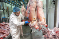'Our own little congregation': the people of London's soon-to-close Smithfield market.