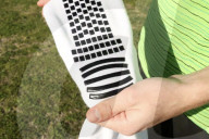 Hugh tech football sock offers all round injury protection
