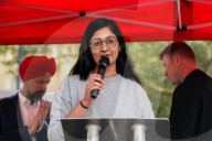 RMT March & Rally Against Ticket Office Closures in London, UK.