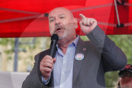 RMT March & Rally Against Ticket Office Closures in London, UK.