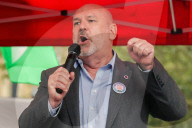 RMT March & Rally Against Ticket Office Closures in London, UK.