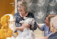 'It's almost magical': how robotic pets are helping UK care home residents