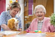 'It's almost magical': how robotic pets are helping UK care home residents
