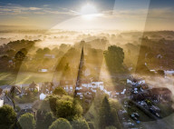 Hot weather in Surrey, UK.