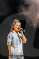 Camille Lellouche, Concert at the Festival des Solidarités in Namur, Belgium.