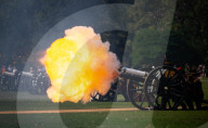 Special Military celebrations in London to mark the first anniversary of the accession to the throne of His Majesty The King, Hyde Park, London, UK.