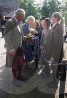Charles and Camilla at Balmoral church service