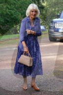 Charles and Camilla at Balmoral church service