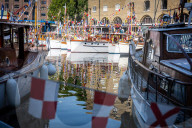 Classic Boat Festival at St Katharine Docks, London, UK