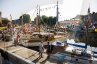 Classic Boat Festival at St Katharine Docks, London, UK
