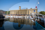 Classic Boat Festival at St Katharine Docks, London, UK