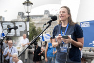 Defend Israeli Democracy UK rally in Trafalgar Square, London, UK.