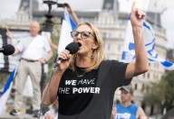 Defend Israeli Democracy UK rally in Trafalgar Square, London, UK.