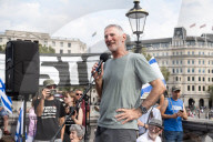 Defend Israeli Democracy UK rally in Trafalgar Square, London, UK.