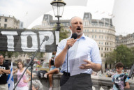 Defend Israeli Democracy UK rally in Trafalgar Square, London, UK.
