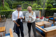 Rishi Sunak meets with the Italian PM